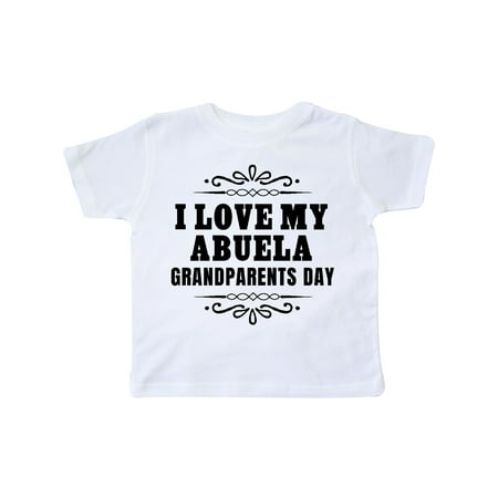 

Inktastic Grandparents Day I Love My Abuela Gift Toddler Boy or Toddler Girl T-Shirt