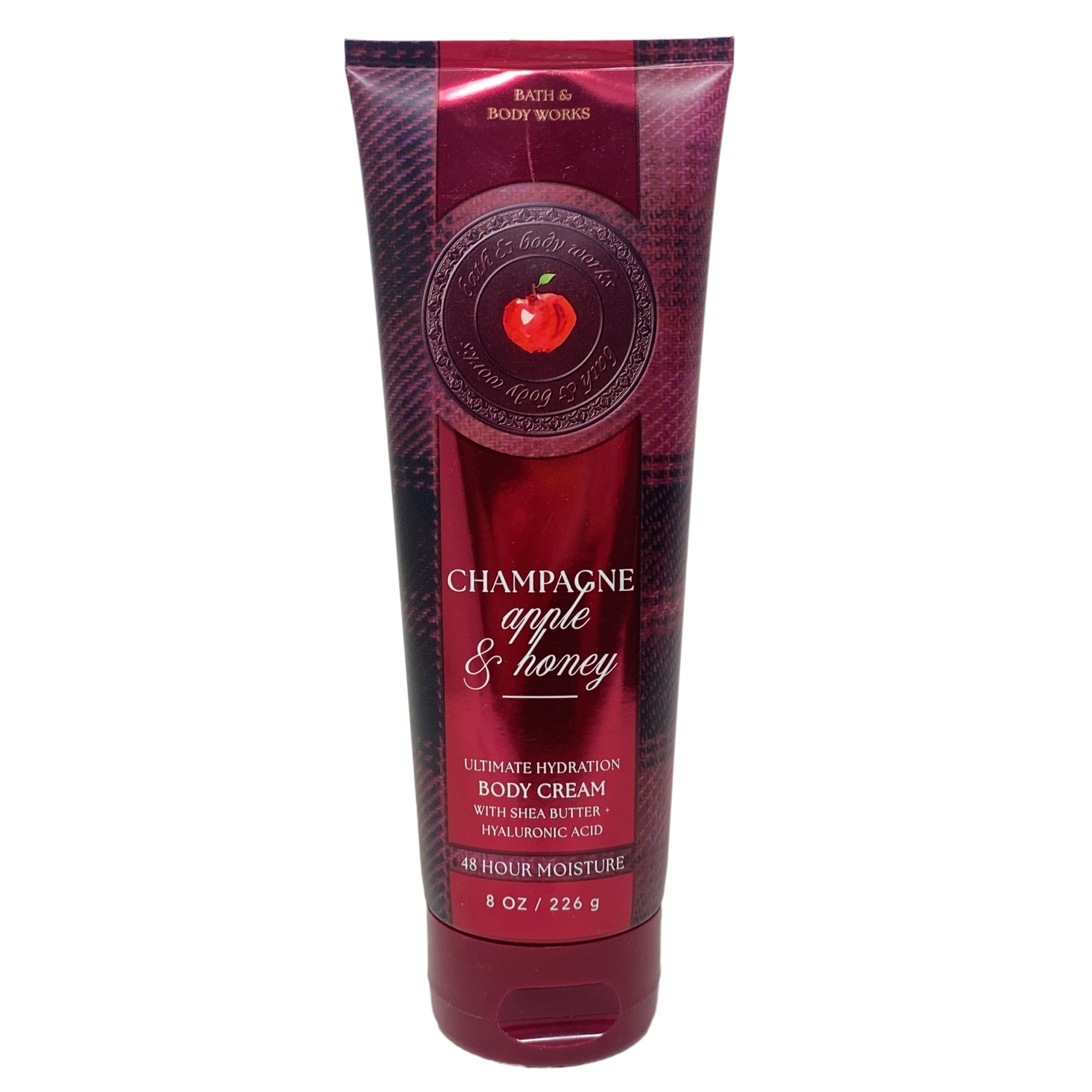 Bath & Body Works Champagne Apple & Honey Ultimate Hydration Body Cream and Body Wash with a Cherry on Top Bar Soap