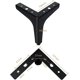 thumbnail image 2 of Juego de 8 patas de sofá de metal CHAO negras 15 cm soporte de mesa/sofá de hierro forjado, 2 of 5