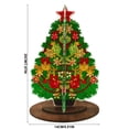 thumbnail image 4 of Christmas Tree Diamond Art Kit, DIY Hanging Ornament for Adults and Beginners, Tree Window Wall Decor and Handmade Gift, 4 of 7