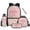 Pink Camouflage Bow, variant on Aplkyhs Pink Camouflage Bow School Backpack Set 4Pcs with Lunch Box Pencil Case Water Bottle Holder with Strap Portable Lunch Bag for Elementary Primary Middle School Bookbag