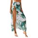 thumbnail image 3 of Txlixc Mujeres Bikini Cubrir Ups Color sólido / Impreso Cintura alta Tie Up Beach Wrap Falda Traje de baño Traje de baño Wraps Txlixc  Estilo de ocio, 3 of 6