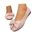 thumbnail image 3 of YLYL Womens Mary Jane Flats Bowknot Low Heel Slip on Fashion Casual Office Work Business Ballet Dress Shoes, 3 of 9