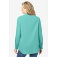 thumbnail image 2 of Woman Within Plus Size Perfect Long Sleeve Shirt, 2 of 4