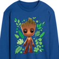 thumbnail image 3 of Marvel Guardians of the Galaxy - Baby Groot Leaf - Men's Long Sleeve Graphic T-Shirt, 3 of 5