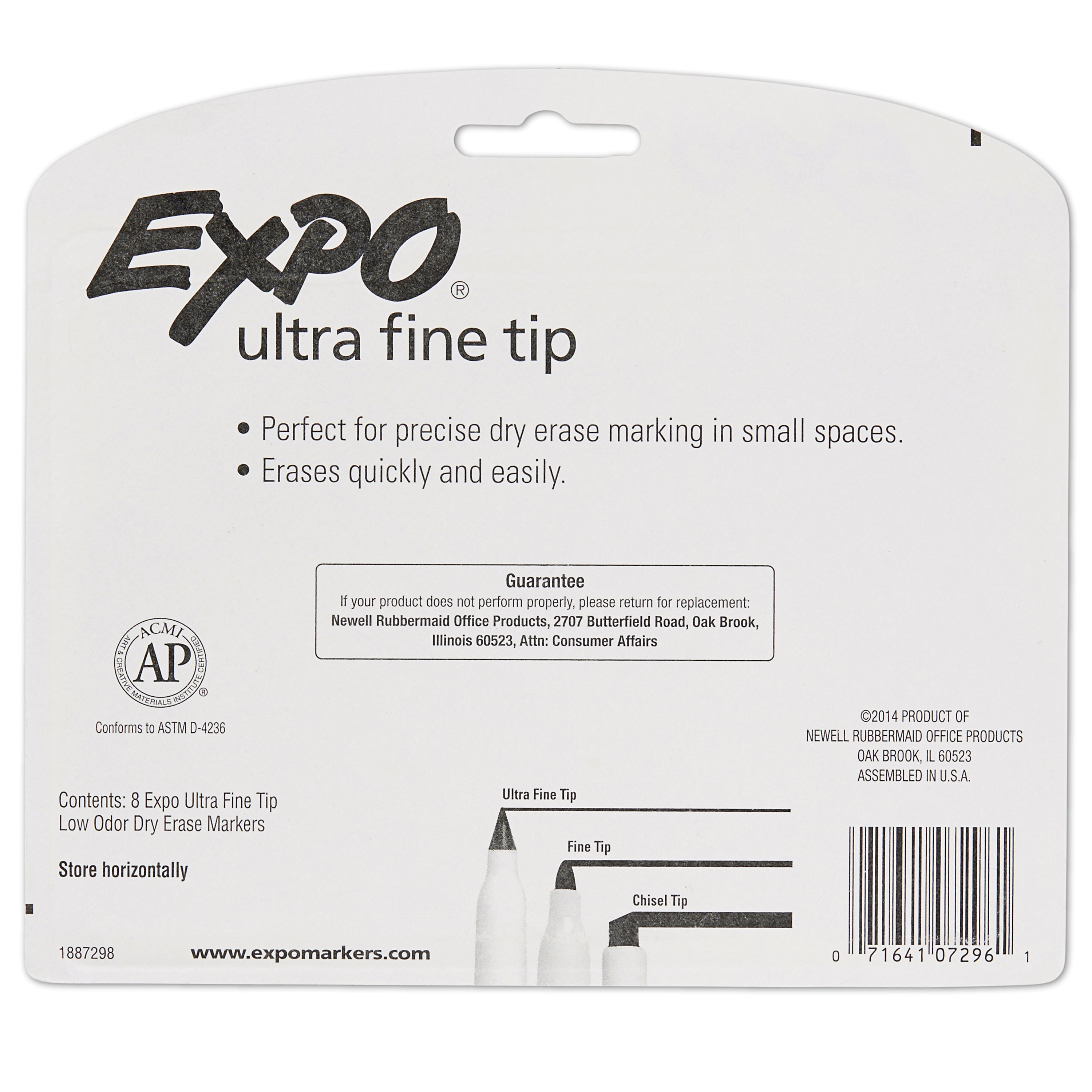 Expo® Low Odor Intense Color Dry Erase Fine Tip Markers, 4 pk - City Market