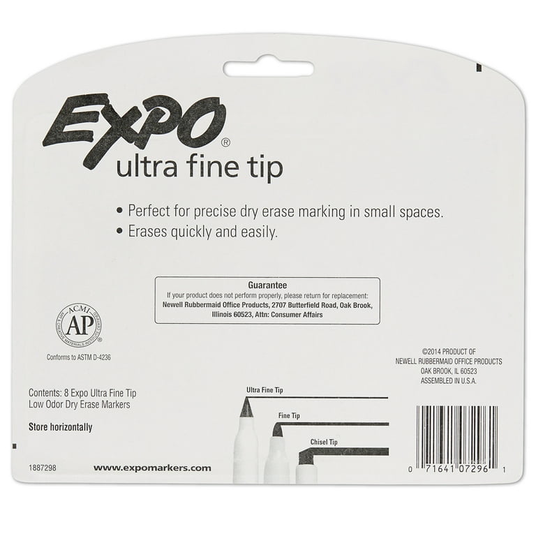 Expo Low-Odor Dry-erase Markers - Ultra Fine Marker Point SAN2003895, SAN  2003895 - Office Supply Hut