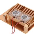 thumbnail image 3 of Caja de refrigeración de aleación de aluminio, carcasa de disipación de calor con ventilador para modelo Raspberry Pi 4 B, 3 of 8