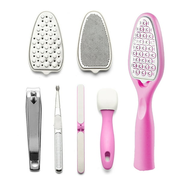 Lima para pies y removedor de callos FloreceBien. Herramienta de superficie metálica para pedicura y cuidado de los pies para eliminar las durezas