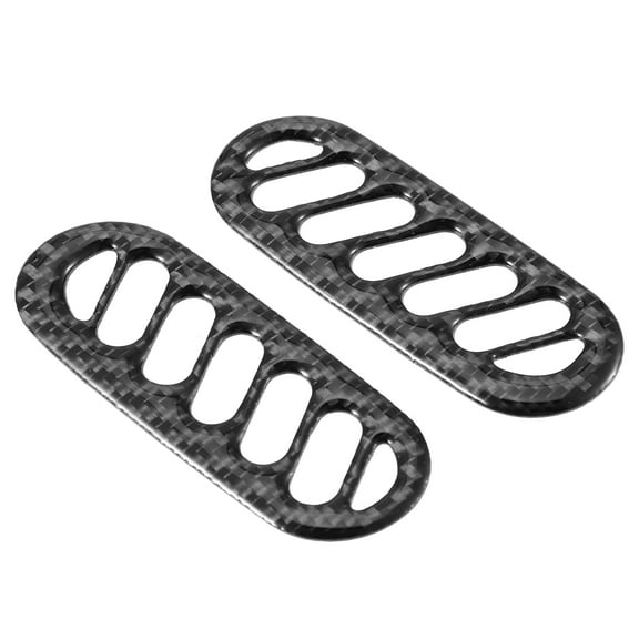 Unique Bargains Door A-Pillar Air Outlet Vent Cover for Chevy Corvette C5 98-04 Carbon Fiber Pattern Black (Set of 2)