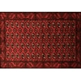 thumbnail image 1 of Ahgly Company Indoor Rectangle Oriental Orange Industrial Area Rugs, 2' x 4', 1 of 4