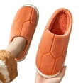 thumbnail image 4 of Aayomet Woman Slippers Winter Fuzzy Memory Foam Fluffy Warm House Shoes,Watermelon Red 37, 4 of 5