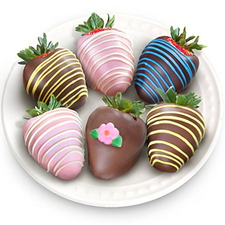 Golden State Fruit 6 Piece Joy of Spring Chocolate Covered (Best Chocolate Covered Strawberries Delivery)
