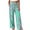 Green A14, variant on Edvintorg Trousers Pants For Women Plus Size Fashion Printed Elastic Waisted Loose Lightweight Casual Trousers With Pockets Wide Leg Pants Woman Khaki M