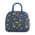 thumbnail image 2 of Womens Dinosaur Pattern with Text Elements Lunch Box for Work,Insulated Lunch Bag for Women,Loncheras Para Mujer,Leakproof Adult Lunch Bag for Work,Beach,Travel,Picnic,Camping, 2 of 7