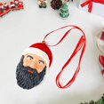 thumbnail image 4 of Santa Claus Head Christmas Tree Hanging Ornament Wall Door Retro Santa Hanger Christmas Tree Decoration for Home Indoor Outdoor Farmhouse Wall Window, 4 of 7