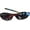 Black, variant on Templesox Eyewear Sleeves Glasses Frame Arm Protector Sleeves for Men & Women, Aztec Large