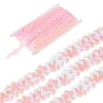 thumbnail image 1 of Unique Bargains 11 Yards 0.8 Inch Elastic Sequins Trim 2 Row Flat Sequin Strip Sequins Fabric Ribbon for Sewing Pink, 1 of 5