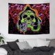 thumbnail image 5 of Tapiz de calavera, tapiz de calavera, tapices para colgar en la pared para fiesta, decoración de la habitación del hogar, 95x73CM, 5 of 5
