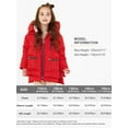 thumbnail image 4 of Orolay Children Hooded Down Jacket Girls Packable Puffer Jacket Boys Winter Jackets Warm Parka(Red, 8-9Y), 4 of 4