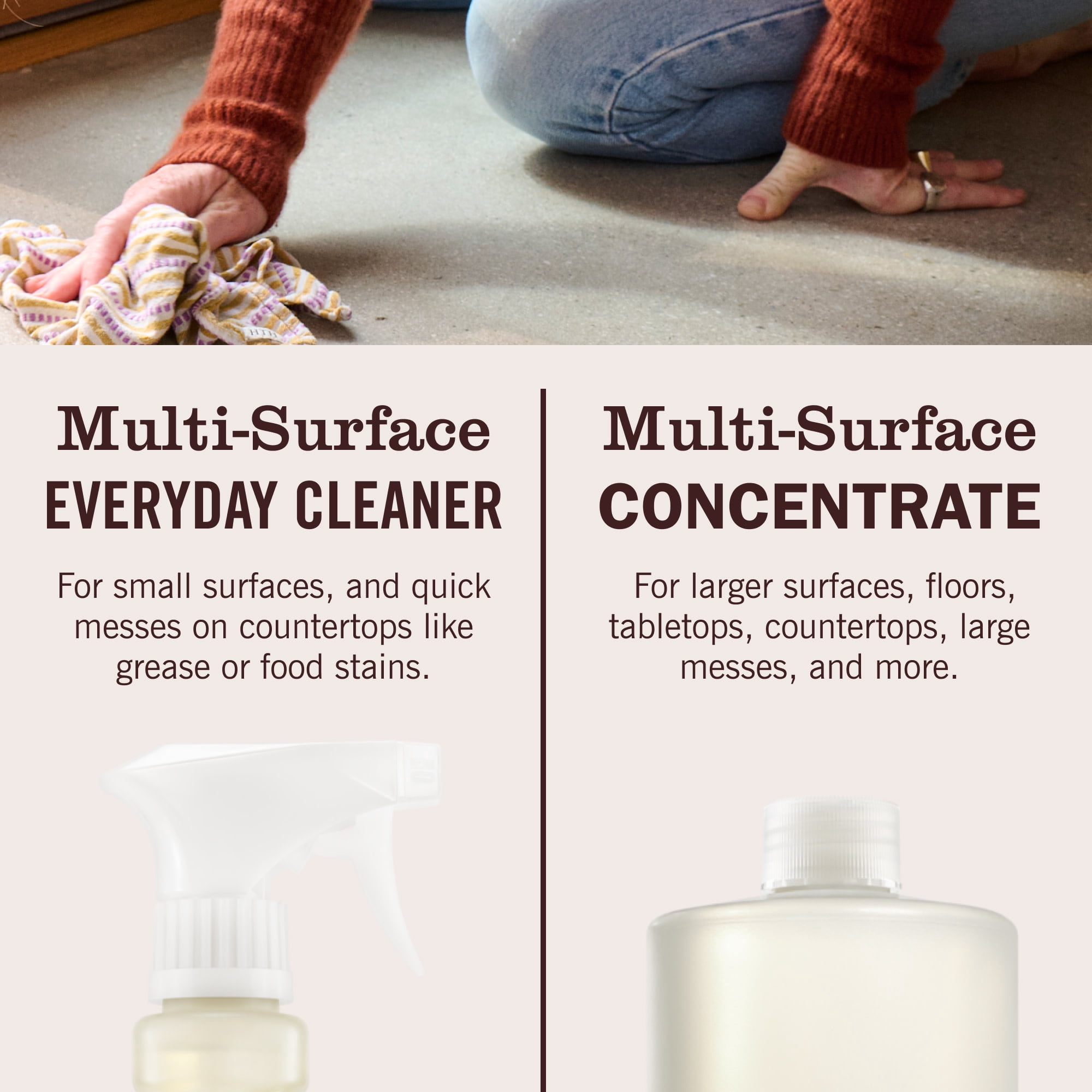 (2 pack) Mrs. Meyer's Clean Day Multi-Surface Everyday Concentrate, Lemon Verbena Scent, 32 Fl Oz