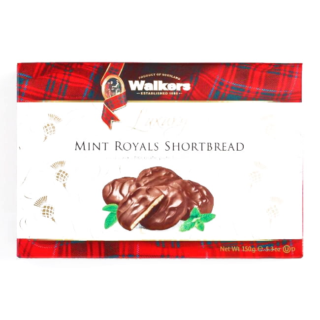 Walkers Mint Royals Shortbread 5.3 oz each (1 Item Per Order, not per