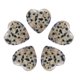 thumbnail image 1 of 5Pcs Natural Heart Stone Quartz, Love Heart Worry Stones for Balancing Worry Bulk Black and White, 1 of 5