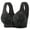 Black, variant on Bras for Women Full Coverage Front Large Size No Ring Gathering Anti Sagging Fixed Cup Vest Style Cover Comfortable Push Up Bra