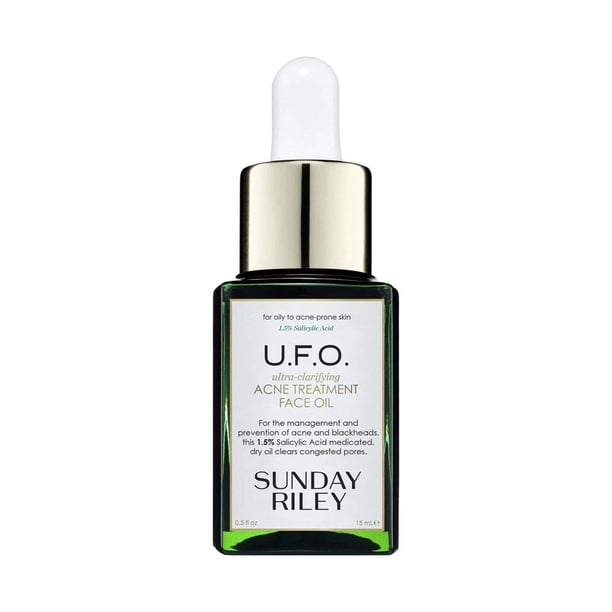 Aceite facial Sunday Riley U.F.O. Ultra-Clarifying con BHA y ácido salicílico