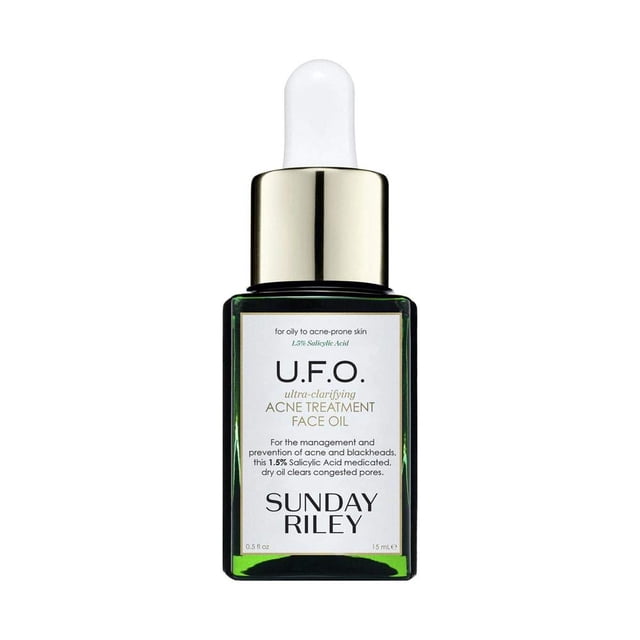 Aceite facial Sunday Riley U.F.O. Ultra-Clarifying con BHA y ácido salicílico