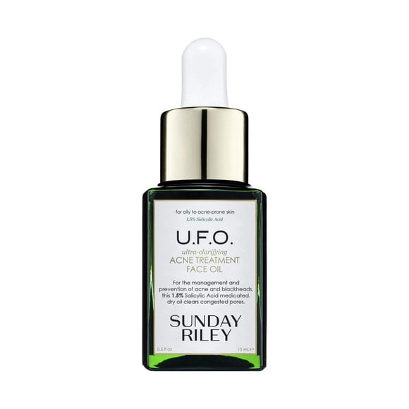 Aceite facial Sunday Riley U.F.O. Ultra-Clarifying con BHA y ácido salicílico