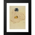 thumbnail image 2 of Egon Schiele 14x18 Black Modern Framed Museum Art Print Titled - Two Friends (1912), 2 of 5