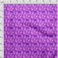 thumbnail image 4 of oneOone Cotton Jersey Purple Fabric Abstract Illustration Dress Material Fabric Print Fabric By The Yard 58 Inch Wide, 4 of 4