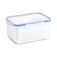 thumbnail image 1 of EGNMCR Storage Bins, Storage Containers 4 In 1 Food Storage Container Produce Containers For Fridge Household Transparent Plastic Food Storage Box-Including Basket Refrigerator Freshness, 1 of 5