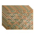 thumbnail image 1 of FASÄDE Rings Copper Fantasy 18in x 24in Decorative Vinyl Backsplash Panel (5 Pack), 1 of 5