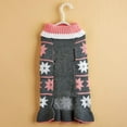 thumbnail image 4 of Winter Warm Pet Cat and Dog Sweater - Star Pattern Knitted High Neck Pullover  Cold Weather Pet Coat  Suitable for Small and Medium-sized Dogs, 4 of 6