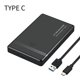 thumbnail image 1 of LYD 2.5" HDD SSD Enclosure USB 3.1 Type-C a SATA-III Estuche para disco duro externo sin tornillos, compatible con UASP LYD Periféricos de la computadora, 1 of 1