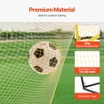 thumbnail image 4 of VEVOR Filet de Rebondisseur de Soccer 7x7 Pi Portable pour Entraîneur de Soccer avec Sac Portable, 4 of 9