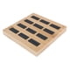 thumbnail image 5 of Organizador de Caja de Soporte de Bandeja de Exhibición de Joyería de de de material cuero Sintético Y Cuero negro, 5 of 7