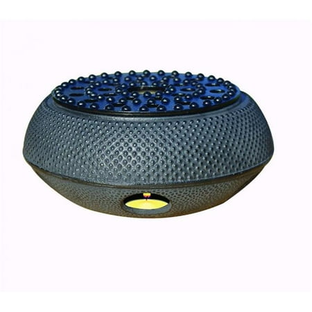 

6 in. Warmer Teapot - Matte Black Cast Iron