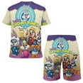 thumbnail image 2 of Looney Tunes Cartoons Boys T-Shirt And Shorts Outfit Set Athletic Short Sleeve Tee Mesh Shorts Set for Kids, 2 of 8