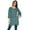 Dark Teal Green, variant on Printed Short Kurta Kimono Sleeve Tunic Women Summer Wear Ladies Kurti