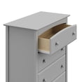 thumbnail image 6 of Stork Craft USA Kenton 5-Drawer Wood Dresser in Pebble Gray Finish, 6 of 8