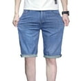 thumbnail image 6 of Shorts Men Mens Stretch Shorts Men's Casual Shorts Summer Comfortable Breathable Stretch Fit Outdoor Sports Lightweight Soft Denim Shorts For Daily Wear, 6 of 6