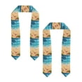 thumbnail image 2 of Fuzoiu Tropical Beach With Starfish Print Graduation Sash,Graduation Stole,Unisex Adult Graduation Stole Shawl 91" Long,for Academic Commencements Shawl-Flattened, 2 of 7