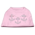 thumbnail image 5 of Pet Dog  Cat Shirt Rhinestone, "Anchors", 5 of 8