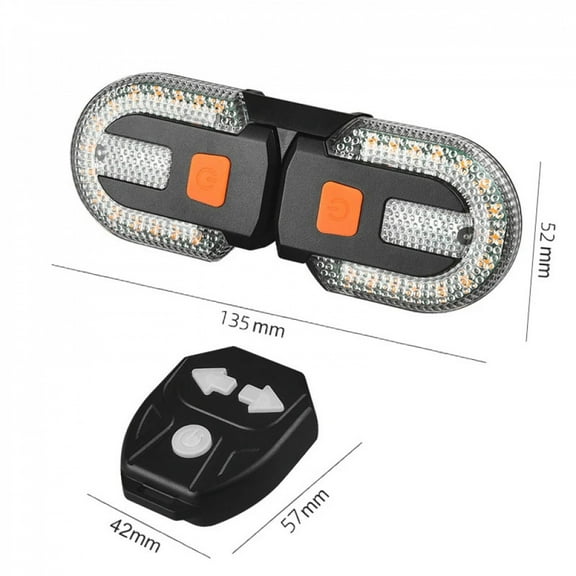 Bike Turn Signal Rear Light Remote Lights LED Rechargeable USB Bicycle Lamp Bike Wireless Indicators Back Led Scooter Tail Light