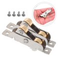 thumbnail image 2 of 2pcs Sliding Glass Door Rollers: Quiet Steel Pulley Wheels For Push-Pull Windows And Doors - Track Rollers For Patio Screen Doors, 2 of 3