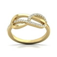 thumbnail image 3 of TimeLe$$ Classics 14K Yellow Gold Diamond Infinity Ring (Ring Size 6), 3 of 5