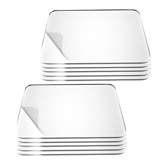 WE-POLUJ 10Pcs Clear Double Side Tape Sticker Removable Picture Hanging Adhesive Tape